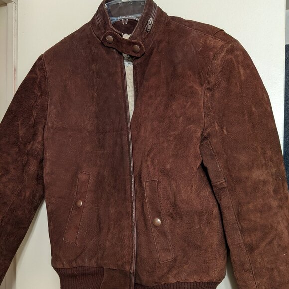 Vintage 1970s Sherpa Lined Bomber Jacket - Picture 1 of 9